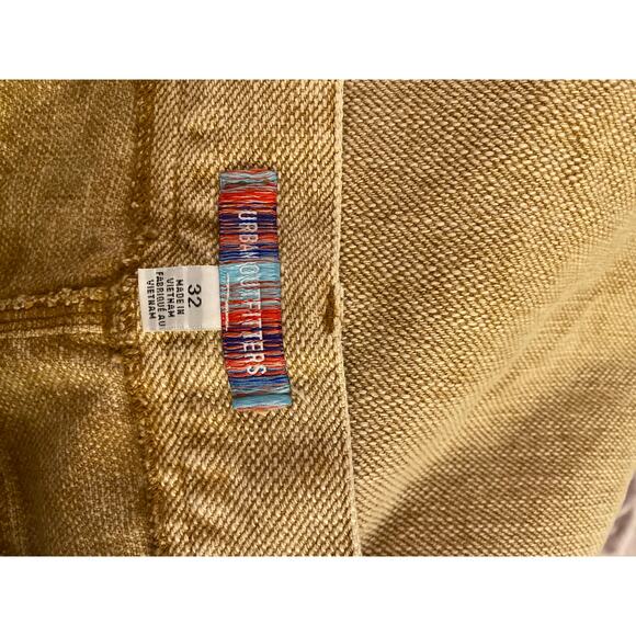 Urban Outfitters Wide Leg Crop High Rise Pants Jeans Heavy Weight Baggy Size 32 - Picture 3 of 4